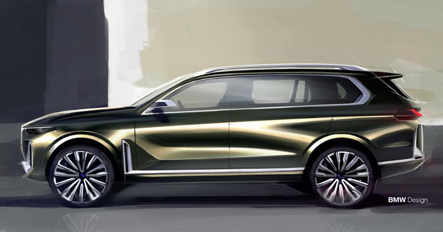 Эскиз BMW Concept X7 iPerformance 2017 года  (фото 37 из 40)